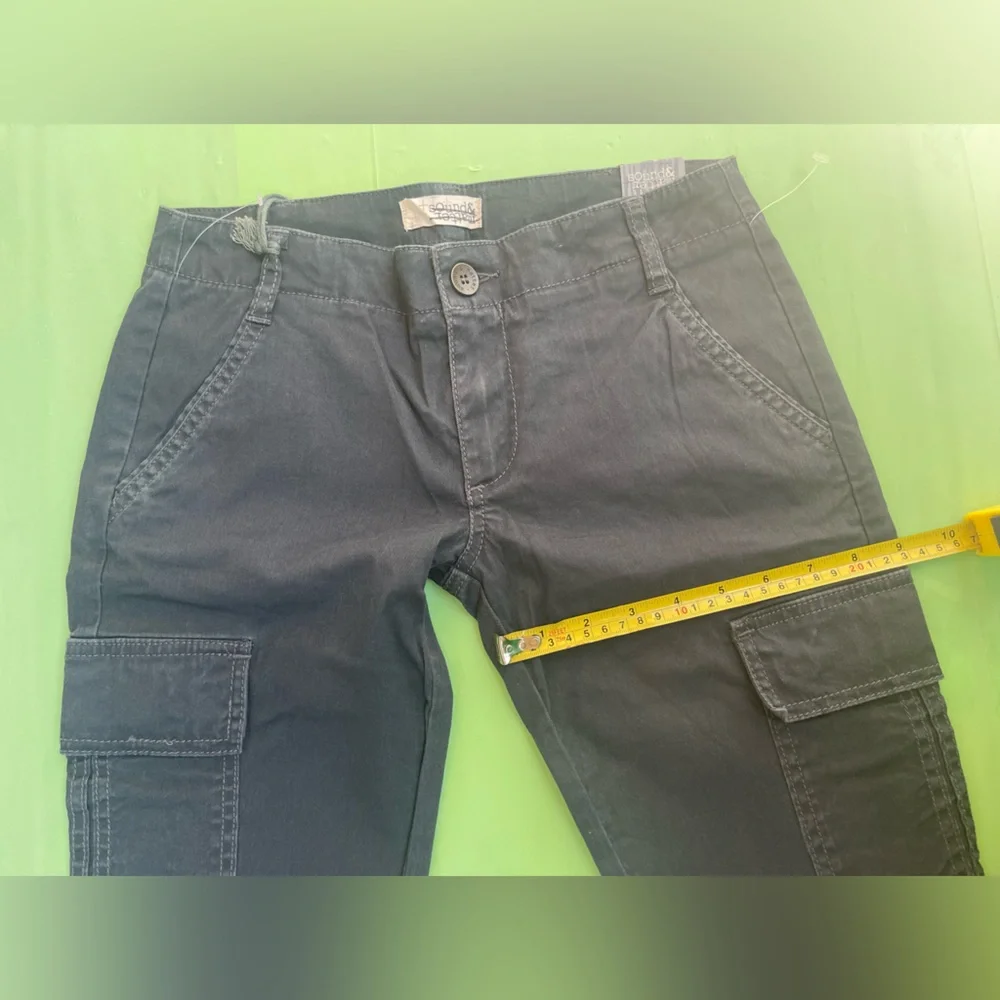 LOW RISE CARGO Sound & Matter Navy Blue Casual Pants NEW WITH TAGS SIZE 0 - Picture 8 of 14